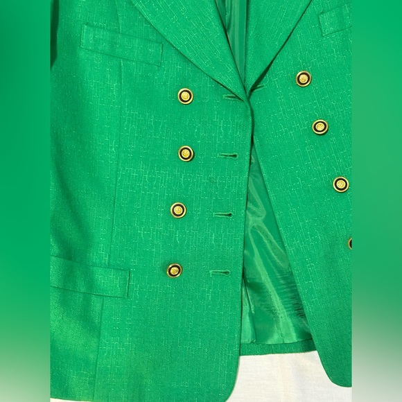 Vintage Green Blazer - Picture 3 of 3